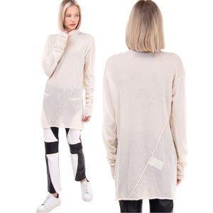 NEW w Tags €420 ISABEL BENENATO Jumper SizeIT42 Fits M-L Alpaca Wool Blend ITALY